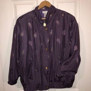 90s Silk Bomber Jacket
